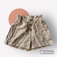 Shorts de lino beige image