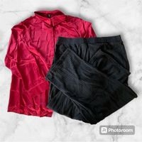 Conjunto de Blusa Roja y Pantalón Negro image