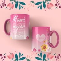 Jarra blanca personalizada para día de las madres image