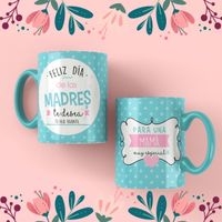 Jarra blanca personalizada para día de la madre image