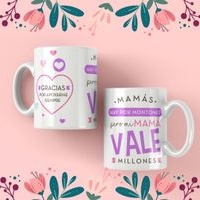 Jarra blanca personalizada para día de la madre image