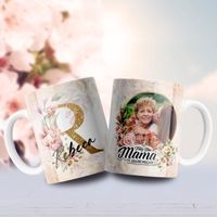Jarra blanca personalizada para día de la madre image