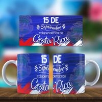 Jarra blanca personalizada de Independencia image