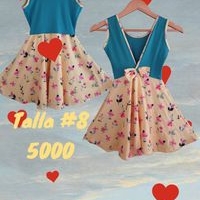Vestido infantil floral image