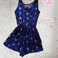 Vestido floral azul, talla image
