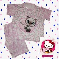 Pijama Infantil Rosa Adorable image