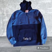 Sudadera con capucha azul American Eagle image