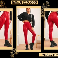 Leggings Rojos Brillantes image