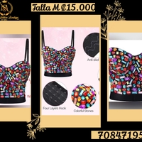 Top con Piedras Coloridas image