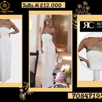 Vestido Blanco Elegante Talla M image