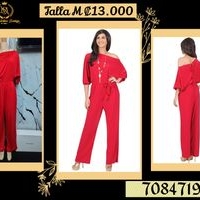 Elegante Mono Rojo Talla M image
