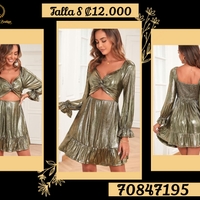 Vestido Metálico Brillante image
