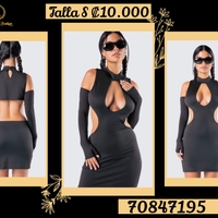Vestido Negro Sexy con Recortes image