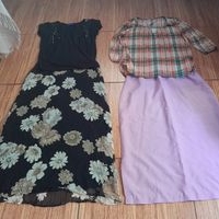 Conjunto de blusas y faldas elegantes image