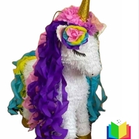 Piñata Unicornio Colorida PERSONALIZACION image