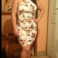 Vestido floral ajustado image