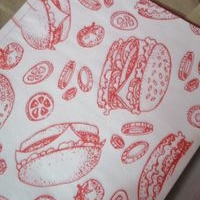 Papel antigrasa de Envoltura para Comida Rápida a image