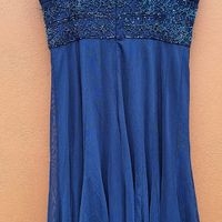 Vestido azul elegante image