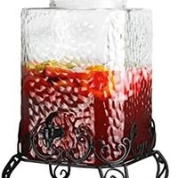 Dispensador de Bebidas de Vidrio con Soporte image