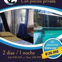 Casa de playa con piscina privada image