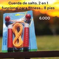 Cuerda de salto 2 en 1 para fitness image