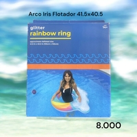 Flotador Arco Iris Glitter image
