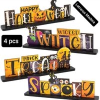 Letreros de Madera Halloween 4 pcs image