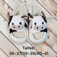 Sandalias Divertidas de Vaca image