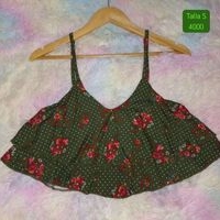 Top de tirantes floral image