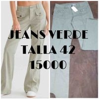 Jeans Verde Talla 42 image