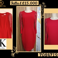 Vestido Rojo Elegante Calvin Klein image