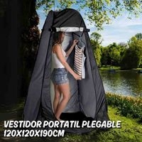 Vestidor Portátil Plegable 120x120x190cm image