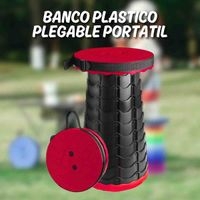 Banco plástico plegable portátil image