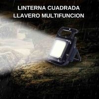 Linterna Cuadrada Llavero Multifunción image