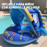 Inflable para niño con sombrilla incluida  image