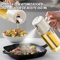 Botella con Atomizador y Dispensador de Aceite 550 ml image