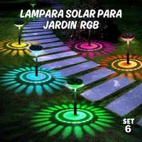 Lámpara Solar para Jardín RGB image