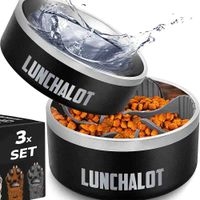 Comedero y bebedero para mascotas LUNCHALOT image