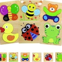 Set de Rompecabezas de Madera para Niños image