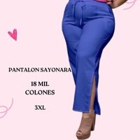 Pantalón Sayonara Azul para mujer 3XL image