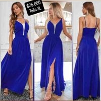 Vestido Azul Elegante XL image