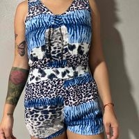 Mono estampado vibrante talla M image