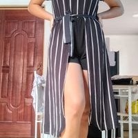 Vestido de Rayas Elegante image