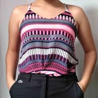 Blusa de tirantes colorido image