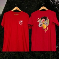 Camiseta Roja Anime Divertida image
