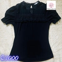 Blusa Negra Elegante image