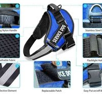 Arnés para Perro de Servicio Resistente ajustable. Talla XS. image