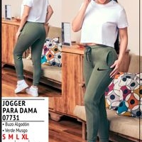 Jogger para Dama Verde Musgo image