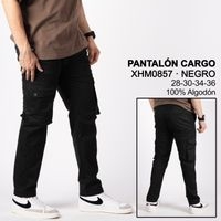 Pantalón Cargo Negro image