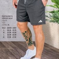 Pantaloneta Dry Fit Gris image